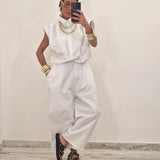 Pantalone LEON bianco