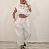 Pantalone LEON bianco