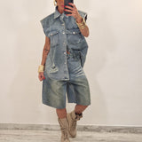 Coordinato in denim MUVE