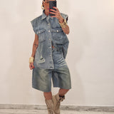 Coordinato in denim MUVE