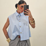 Camicia COSMO celeste