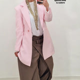 Blazer SMOCK rosa