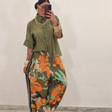 Pantalone FLEUR verde