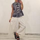 Pantalone BONNIE avorio