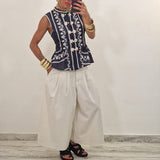 Pantalone BONNIE avorio