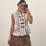 Gilet TALA avorio