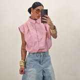 Bermuda in denim TONYA blu chiaro