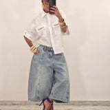 Bermuda in denim NEYMAR blu chiaro