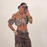Coordinato DARYA marrone
