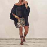 Blusa SELIN nera