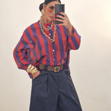 Camicia SHAILA rossa e blu