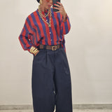 Camicia SHAILA rossa e blu