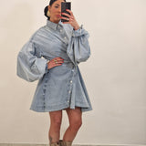 Abito di jeans TRENDY blu chiaro