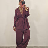 Coordinato  ELLEN bordeaux