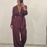 Coordinato  ELLEN bordeaux
