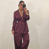 Coordinato  ELLEN bordeaux