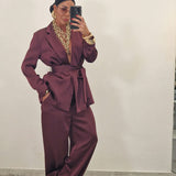 Coordinato  ELLEN bordeaux