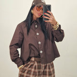 Shirt LUCE brown PREZ (Copy) (Copy)