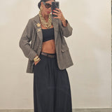 Blazer MOLLY pied de poule grigio
