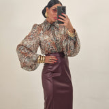 Gonna Anastasia bordeaux
