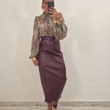 Gonna Anastasia bordeaux