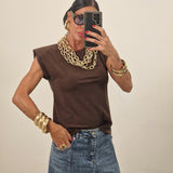 Maglia MOON marrone