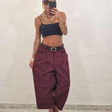 SAMIRA trousers plum PRICE (Copy) (Copy) (Copy) (Copy) (Copy)