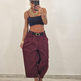 SAMIRA trousers plum PRICE (Copy) (Copy) (Copy) (Copy) (Copy)