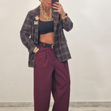 Blazer MOLLY quadri grigio antracite