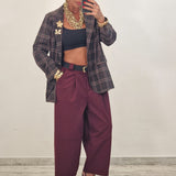 Blazer MOLLY quadri grigio antracite