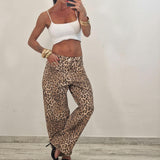 Jeans SABRY leopardato