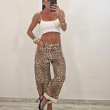 Jeans SABRY leopardato