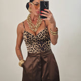 Body LUCREZIA leopardato