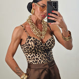 Body LUCREZIA leopardato