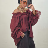 Camicia MARGOT bordeaux