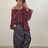 Camicia MARGOT bordeaux