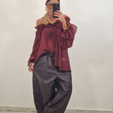 Camicia MARGOT bordeaux