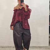 Camicia MARGOT bordeaux