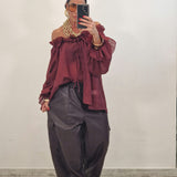 Camicia MARGOT bordeaux