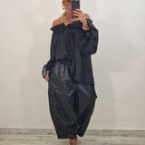 Pantalone in ecopelle LOLA nero