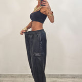 Pantalone in ecopelle LOLA nero