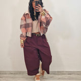 Giubbino ISLY quadri rosa