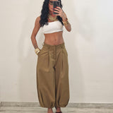 Pantalone CHLOE verde oliva