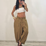 Pantalone CHLOE verde oliva