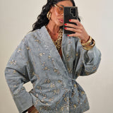 Kimono BRIGITTE blu chiaro