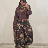 Pantalone JAM camouflage marrone