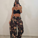 Pantalone JAM camouflage marrone