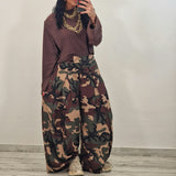 Pantalone JAM camouflage marrone