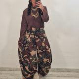 Pantalone JAM camouflage marrone