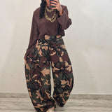 Pantalone JAM camouflage marrone
